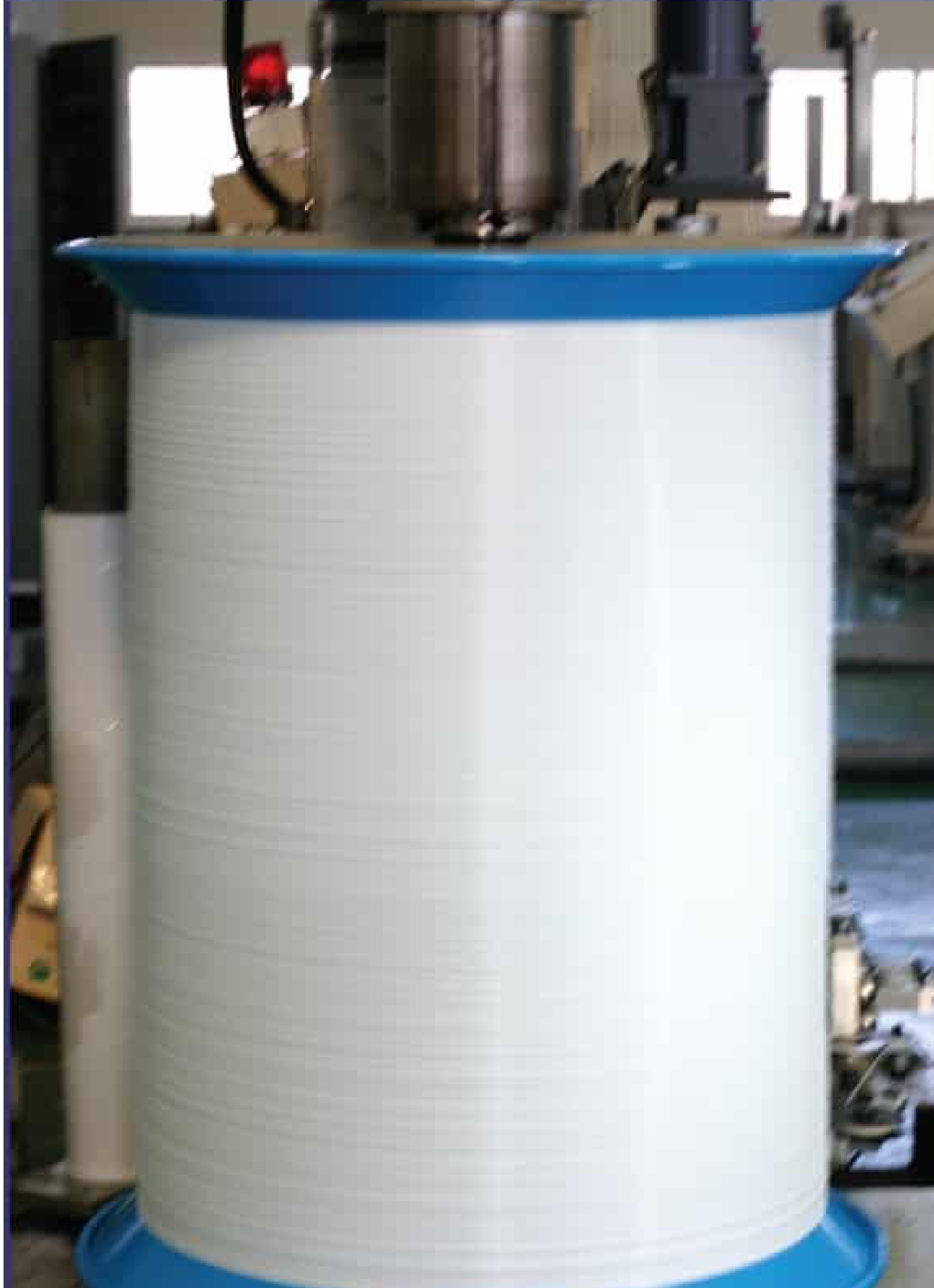 Polymer coated wire bobbin